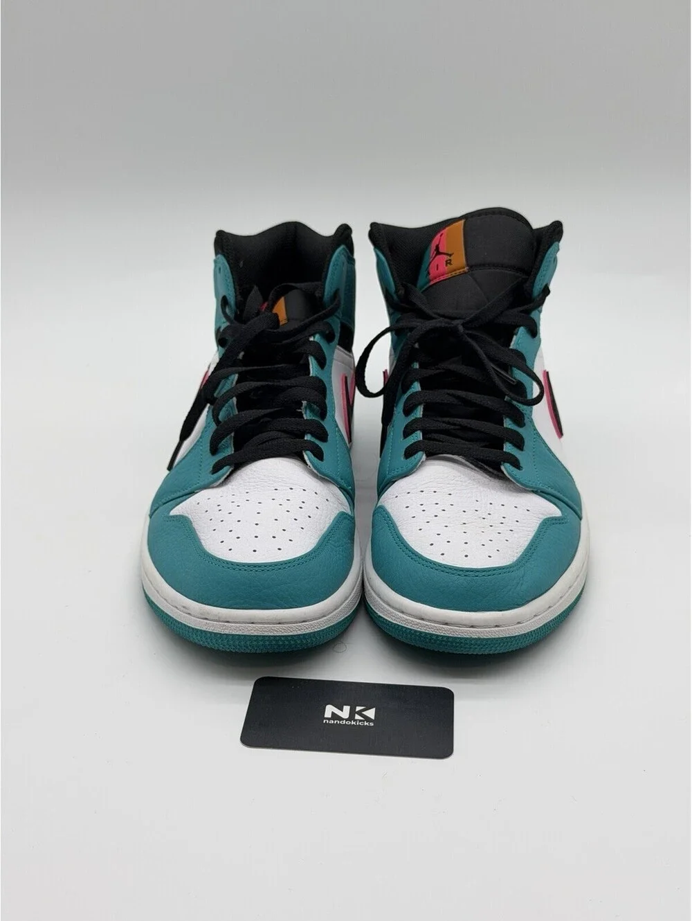 Jordan 1 Mid SE South Beach Turbo Green Retro USED 852542-306 Size 12M
